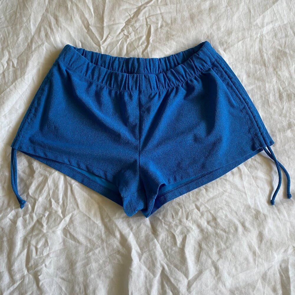 Women's Side-Tie Scrunch Shorts
